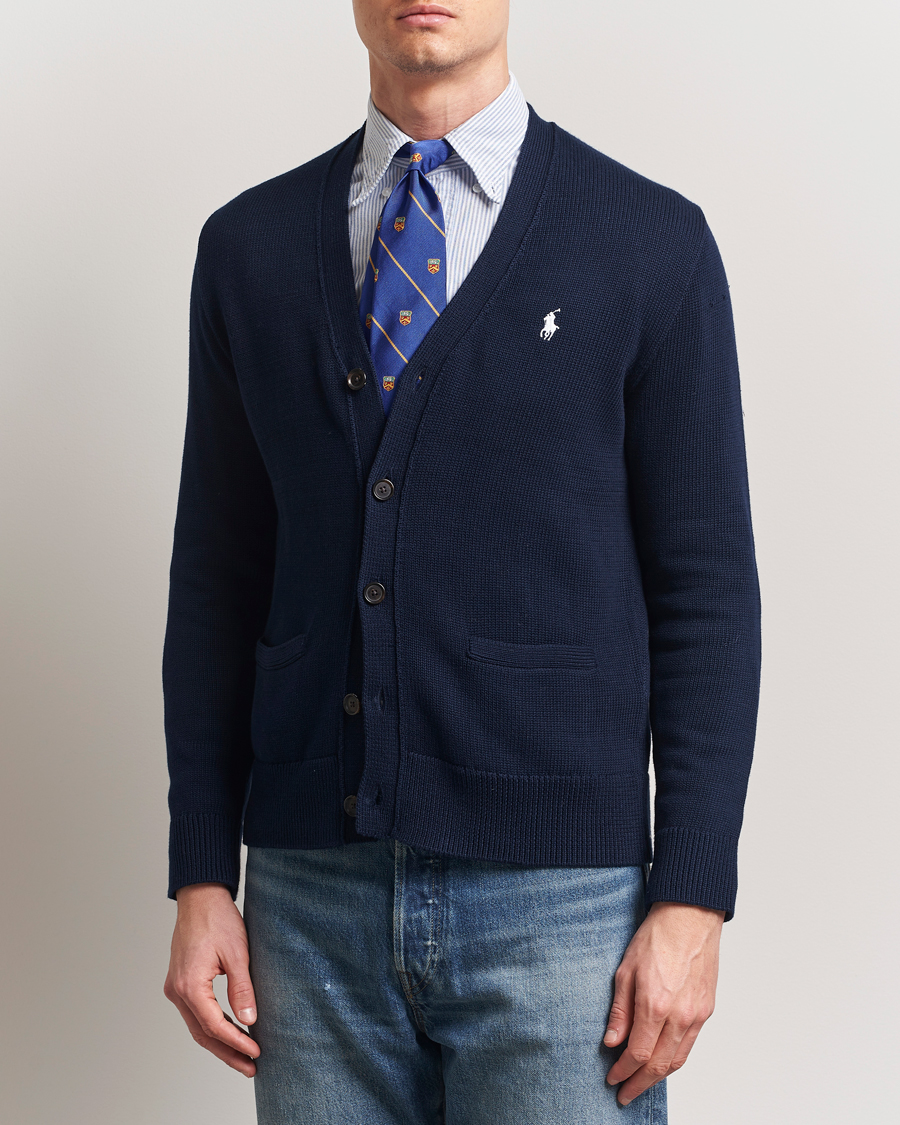 Herre | Trøjer | Polo Ralph Lauren | Cotton Cardigan Hunter Navy