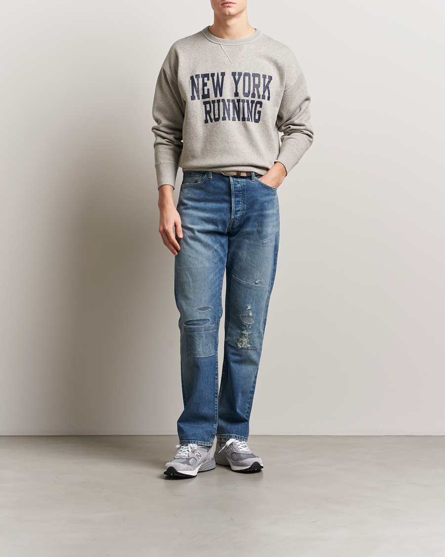 Herre | Trøjer | Polo Ralph Lauren | NYC Running Fleece Sweatshirt Dark Sport Heather