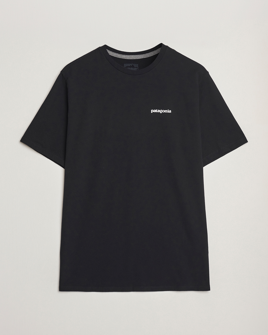 Herre | T-Shirts | Patagonia | P-6 Logo T-Shirt Black
