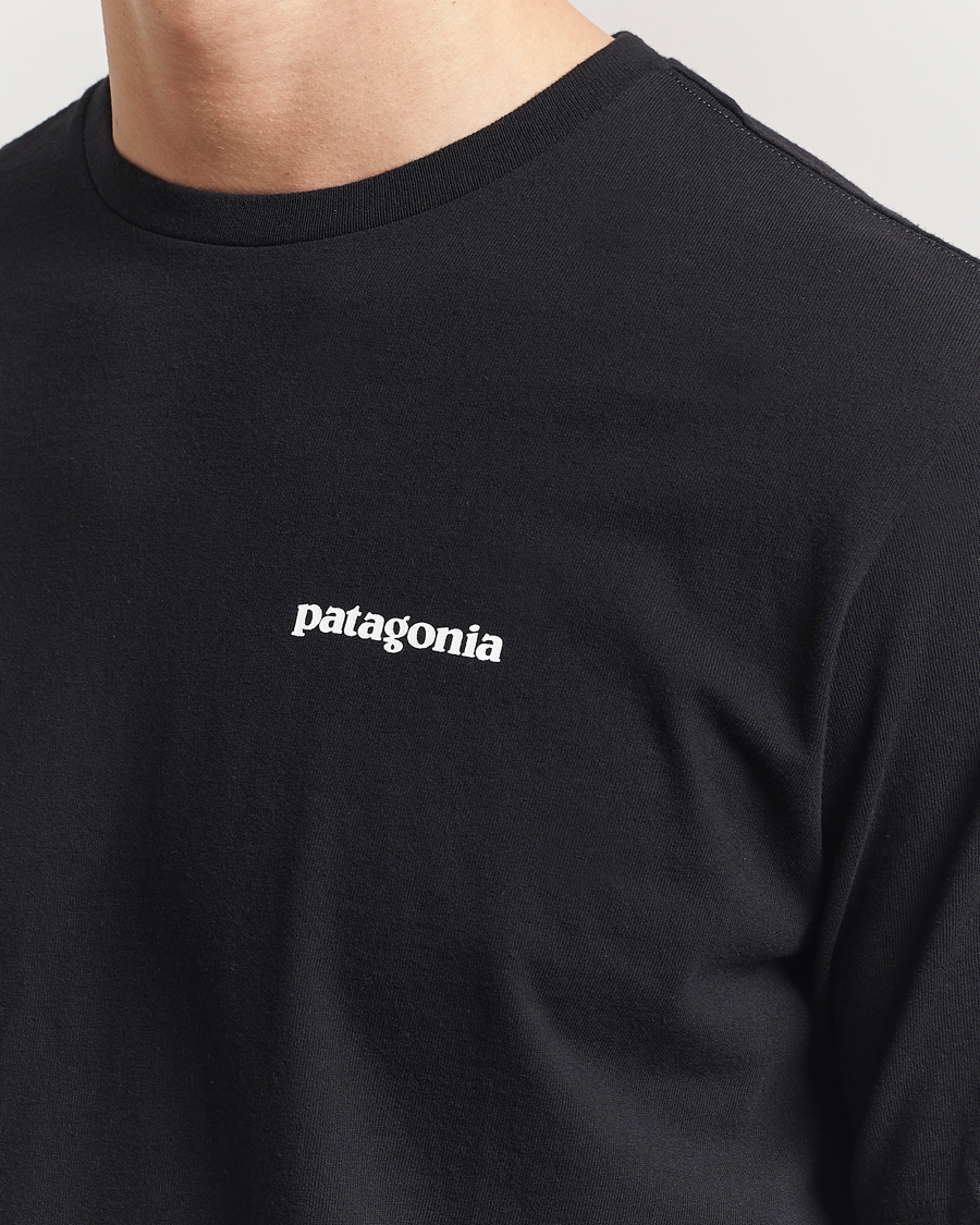 Herre | T-Shirts | Patagonia | P-6 Logo T-Shirt Black