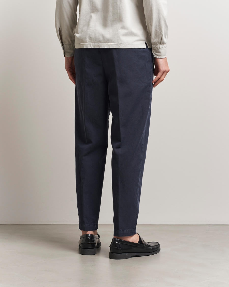 Herre | Bukser | Briglia 1949 | Cotton/Linen Drawstring Pants Navy