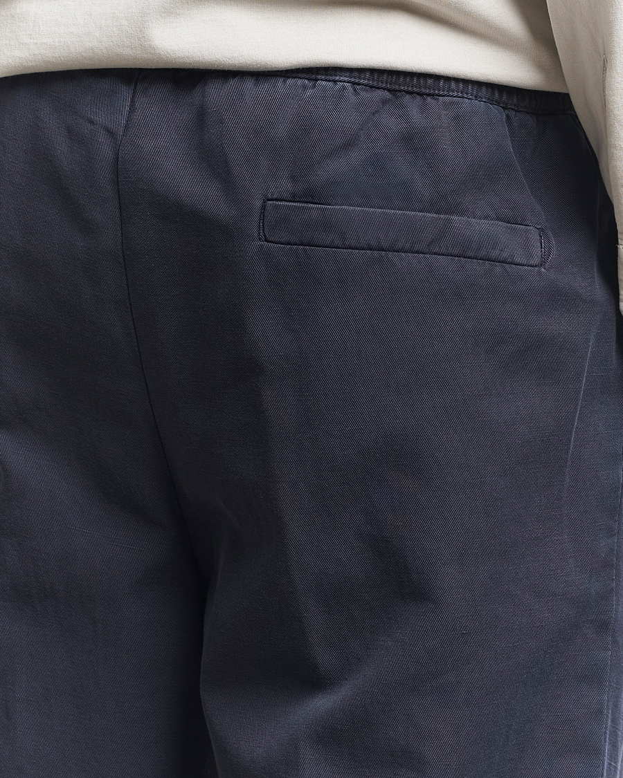Herre | Bukser | Briglia 1949 | Cotton/Linen Drawstring Pants Navy