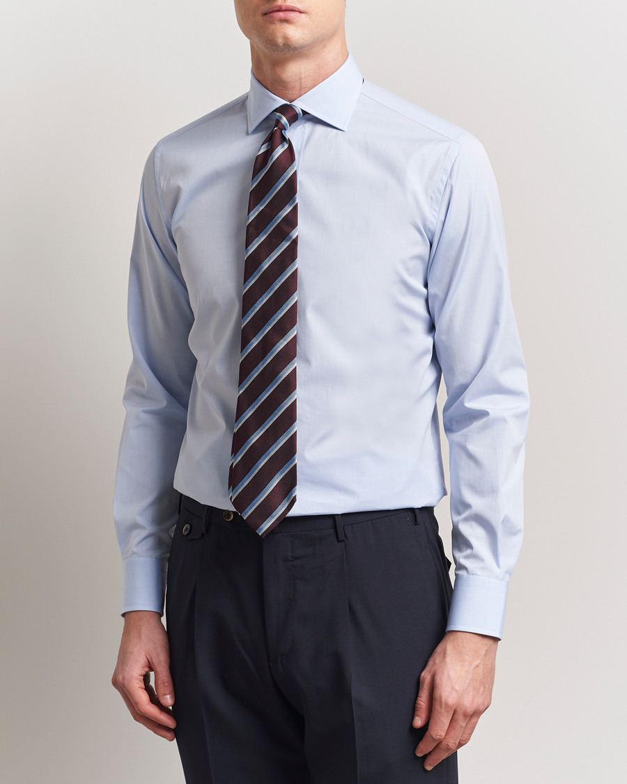 Herre | Skjorter | Brioni | Classic Dress Shirt Light Blue