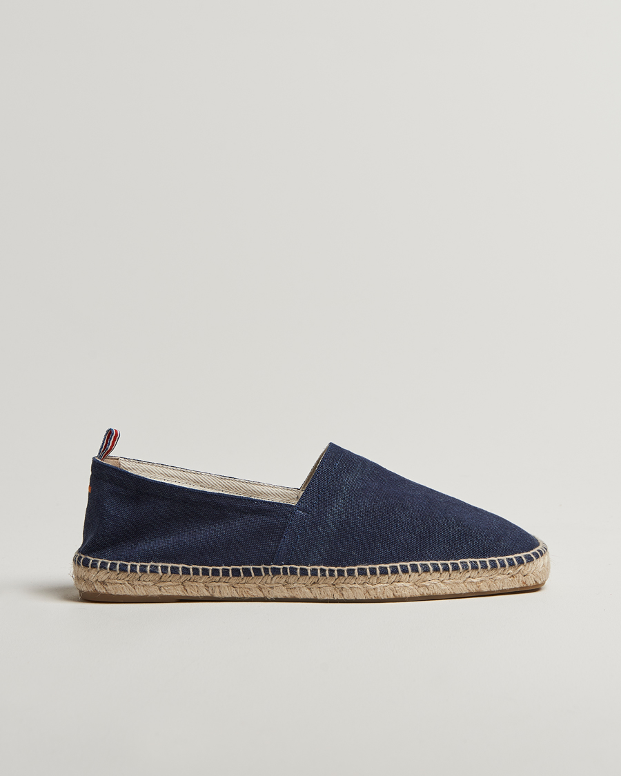 Herre | Espadrillos | Castañer | Pablo Washed Canvas Espadrilles Azul Marino