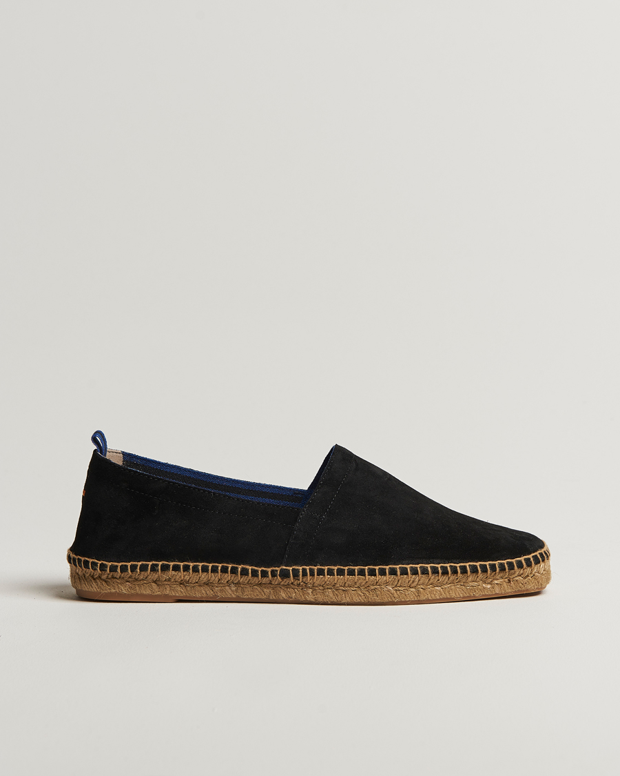 Herre | Espadrillos | Castañer | Pablo Casual Suede Espadrilles Negro