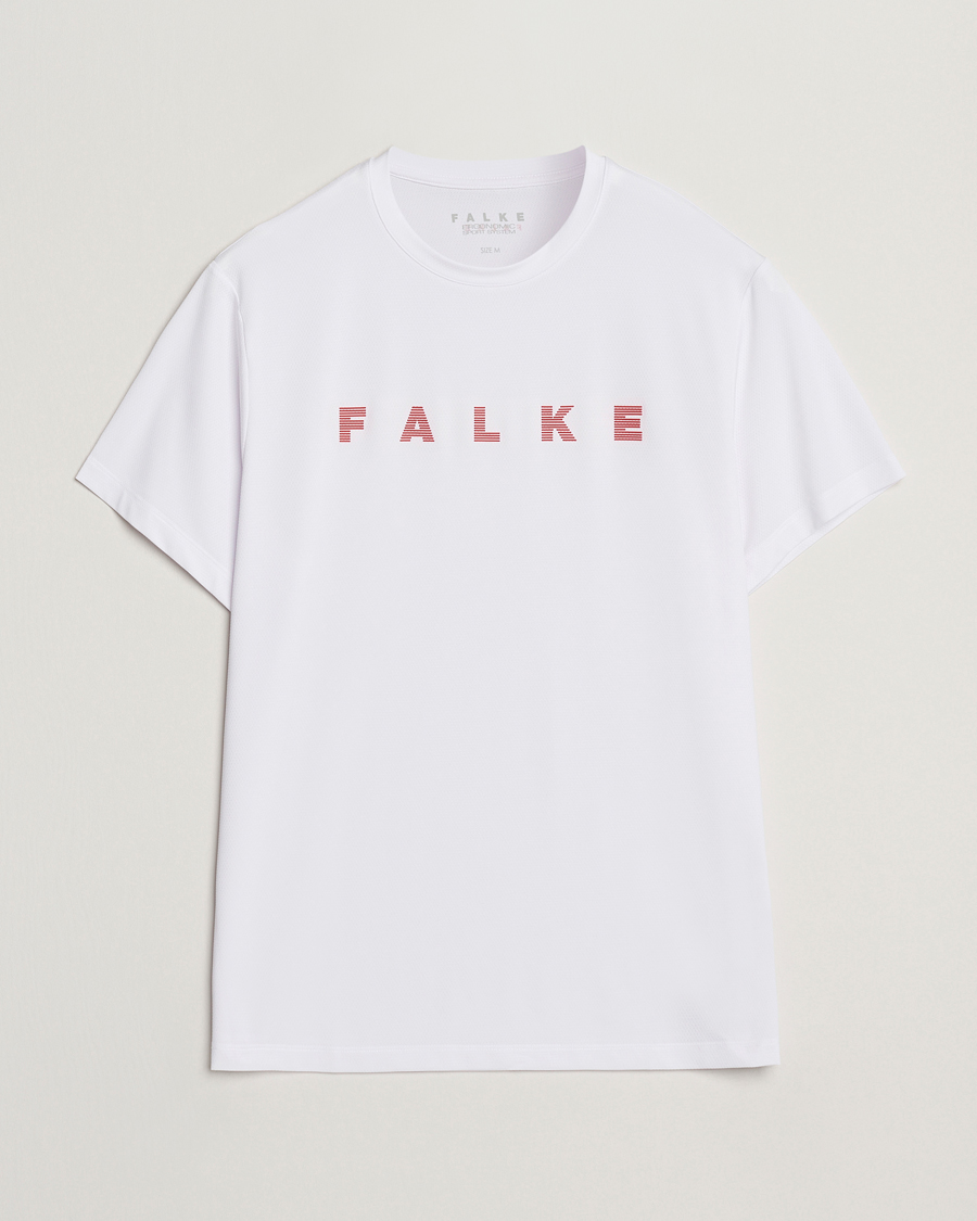 Herre | T-Shirts | Falke Sport | Training T-Shirt White