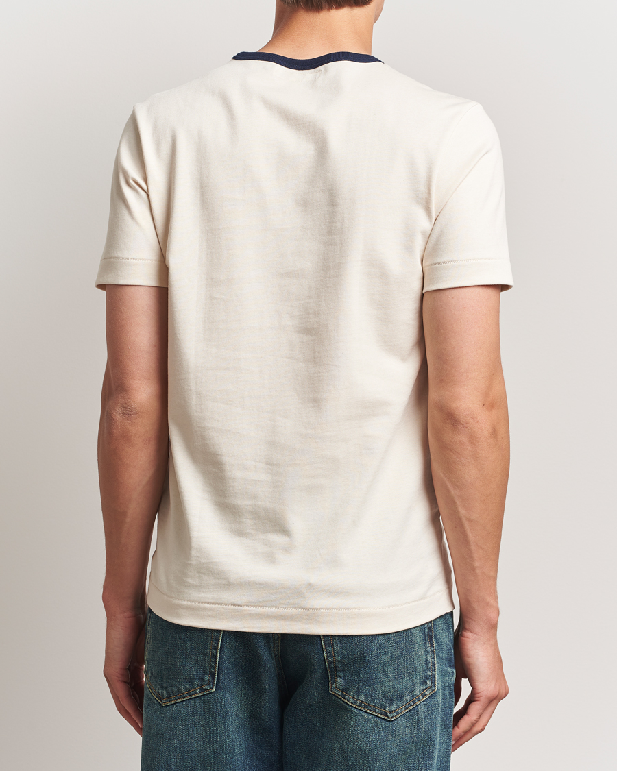Herre | T-Shirts | Merz b. Schwanen | Classic Fit T-Shirt Nature/Ink