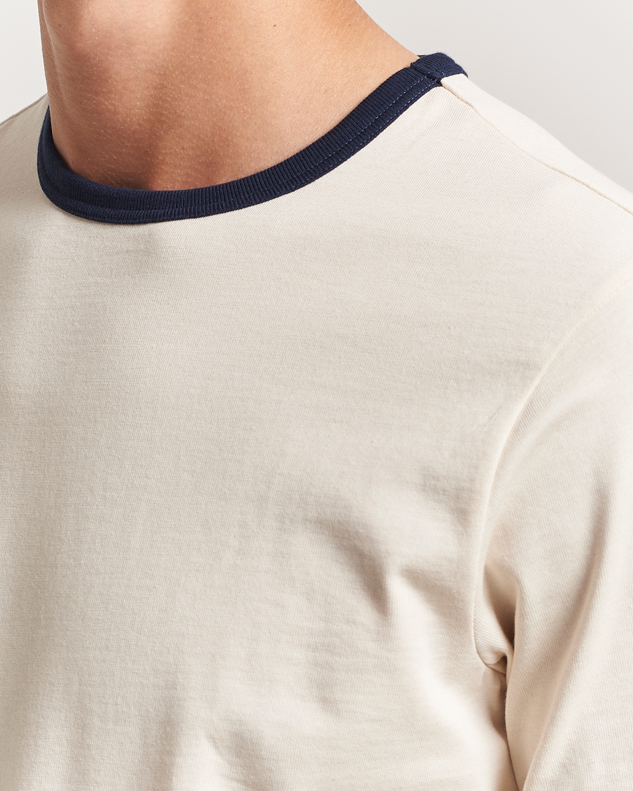 Herre | T-Shirts | Merz b. Schwanen | Classic Fit T-Shirt Nature/Ink