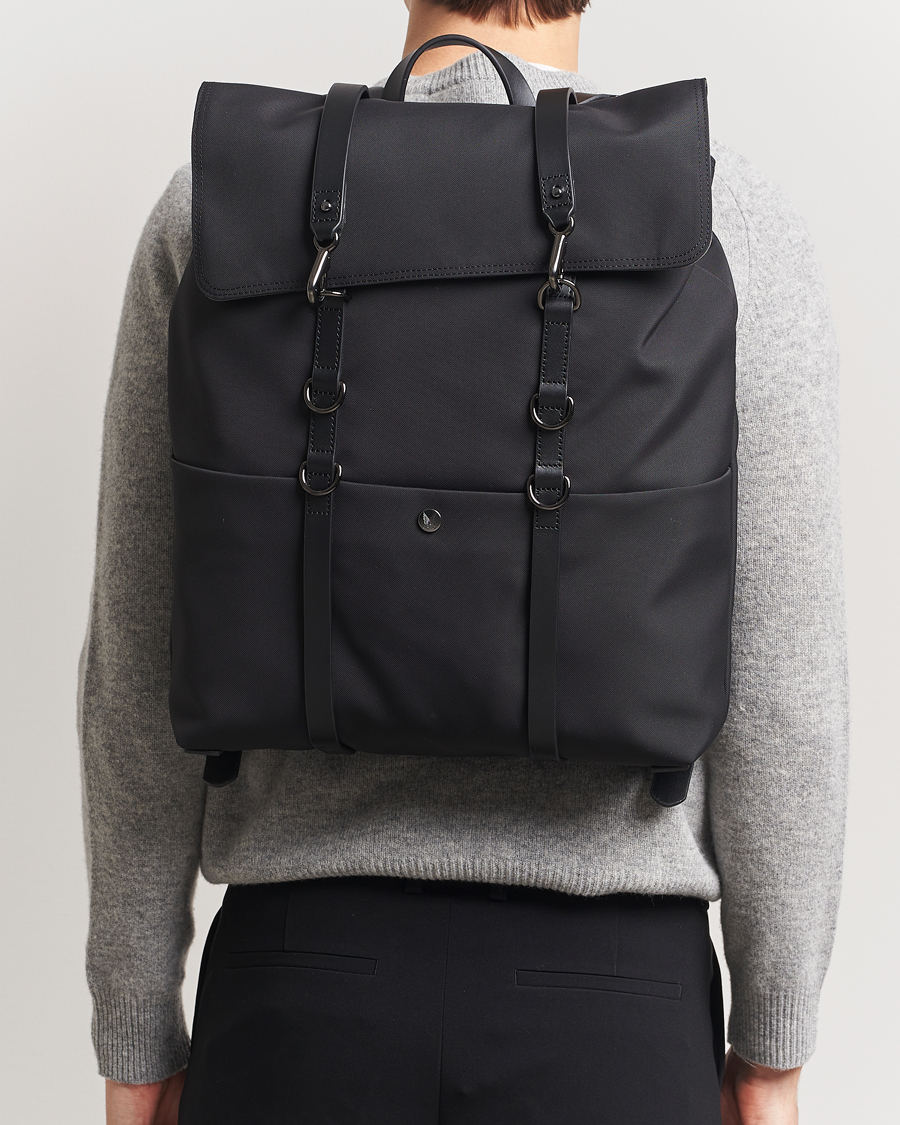 Herre | Tasker | Mismo | M/S Nylon Backpack Eclipse Black/Black