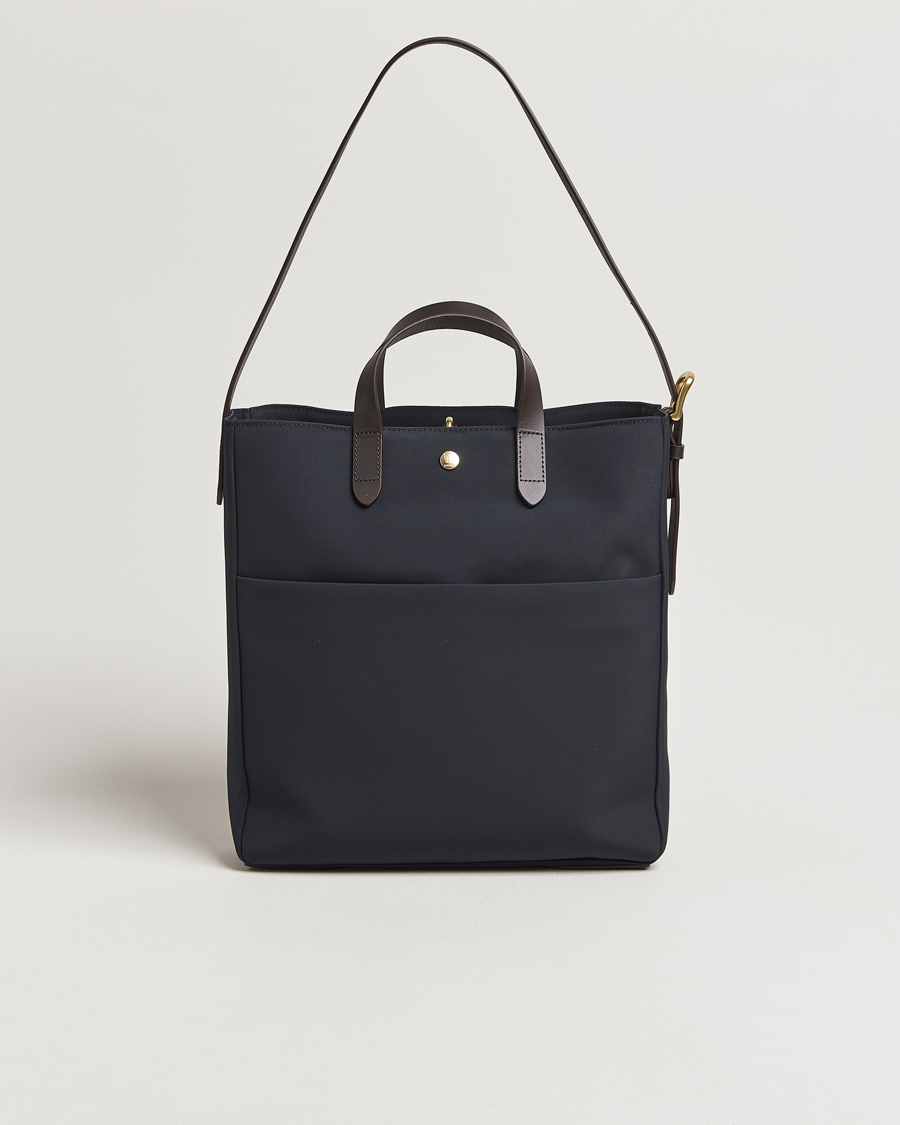 Herre | Tasker | Mismo | M/S Field Tote Navy/Dark Brown