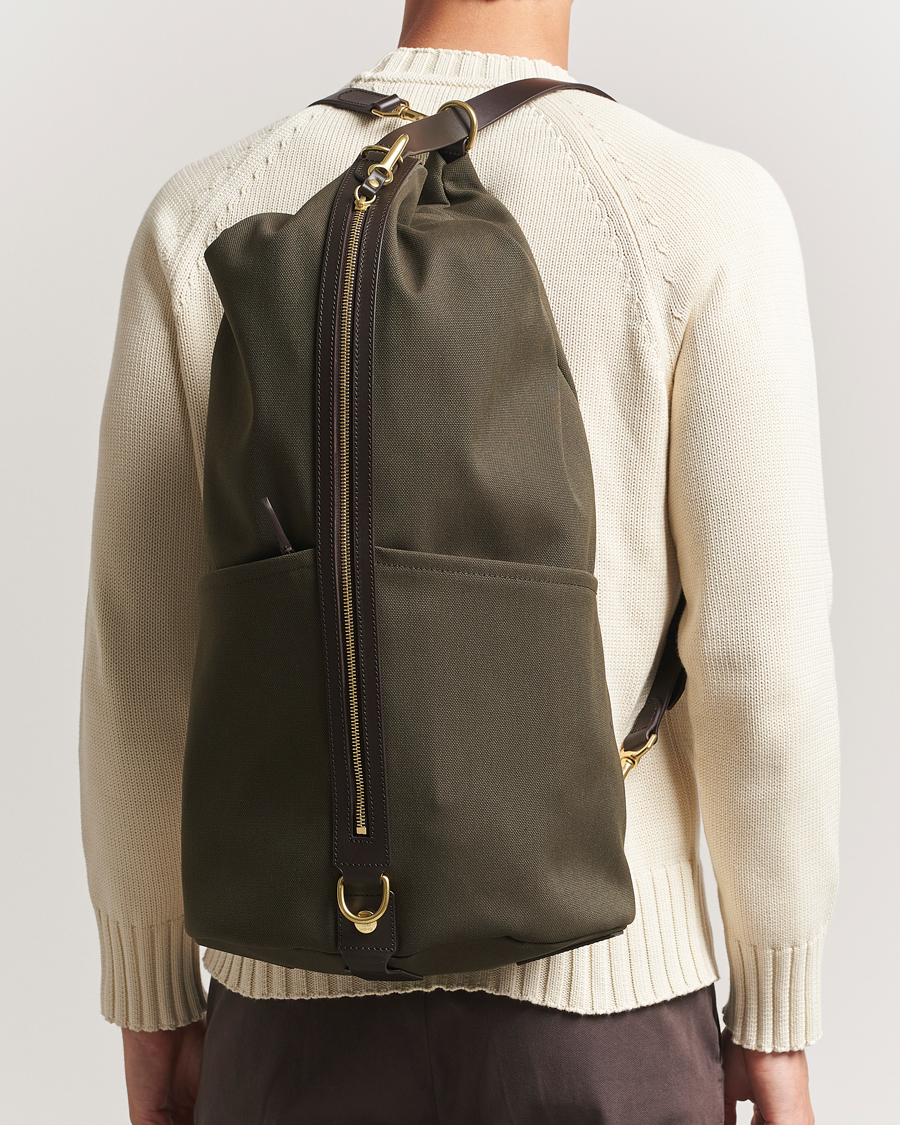 Herre | Tasker | Mismo | M/S Carpet Bag Army/Dark Brown