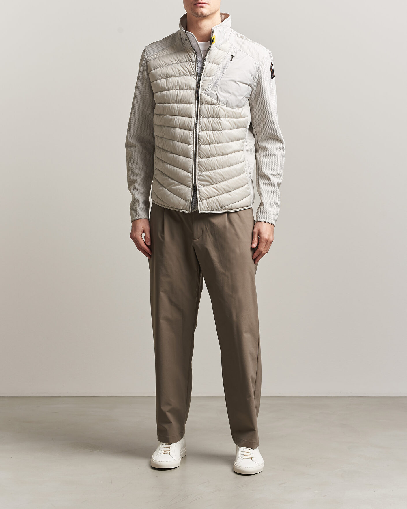 Herre | Jakker | Parajumpers | Jayden Mesh Hybrid Jacket Ghiaccio