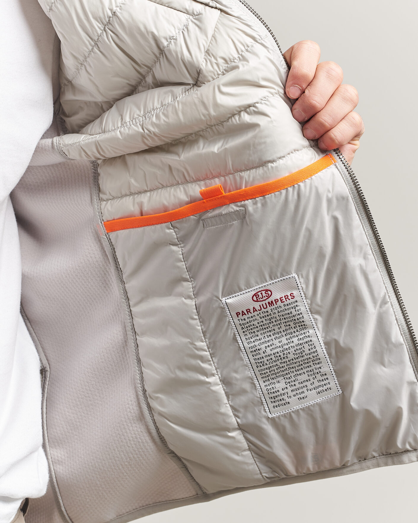 Herre | Jakker | Parajumpers | Jayden Mesh Hybrid Jacket Ghiaccio