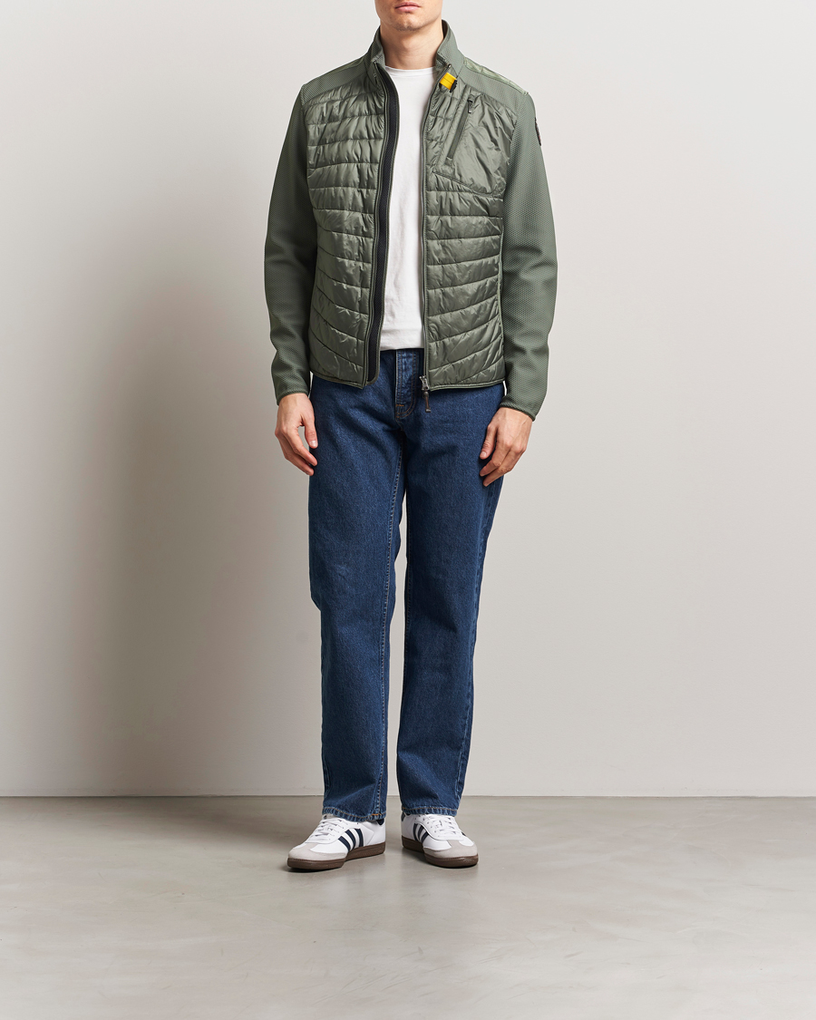Herre | Jakker | Parajumpers | Jayden Mesh Hybrid Jacket Thyme Green