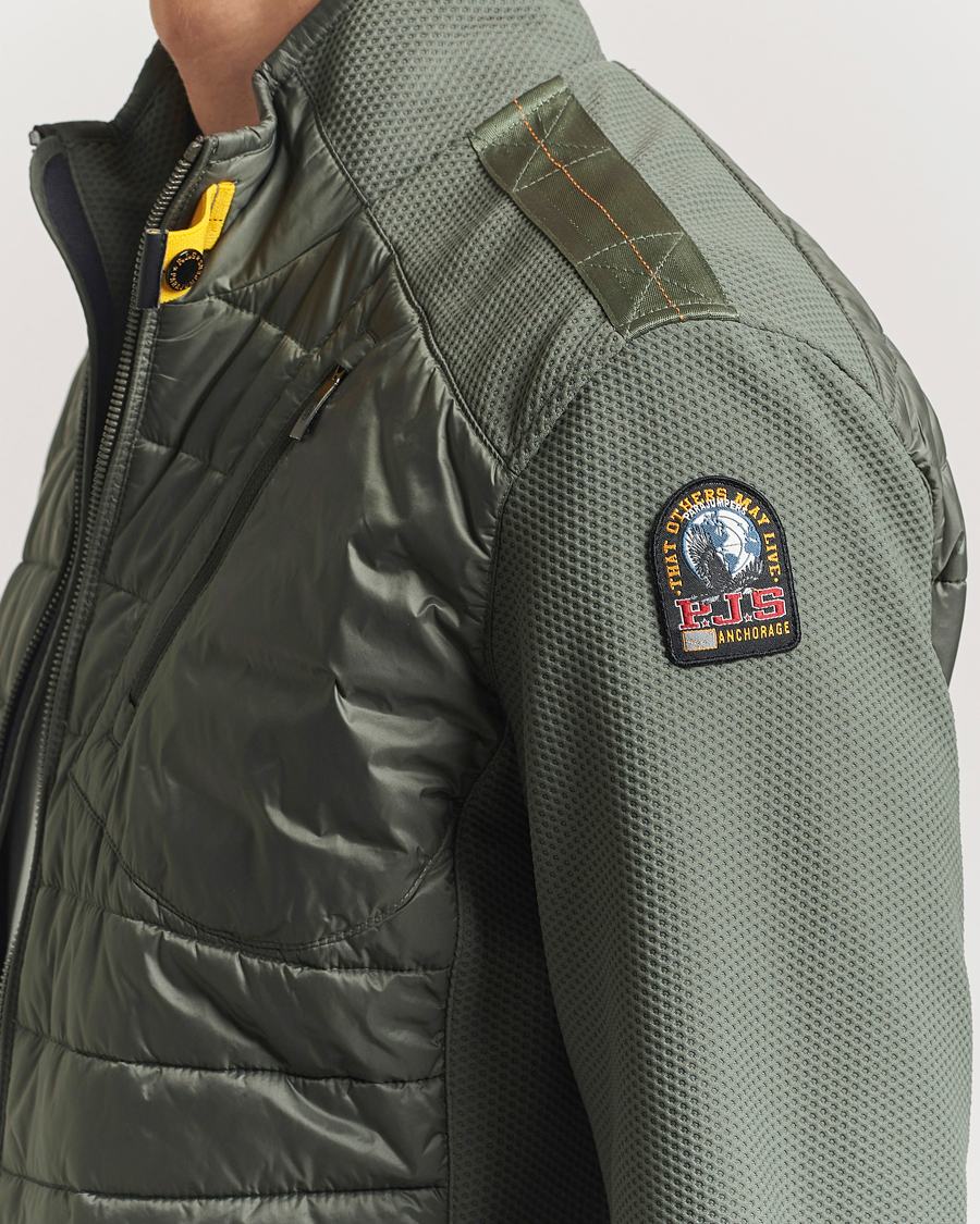 Herre | Jakker | Parajumpers | Jayden Mesh Hybrid Jacket Thyme Green