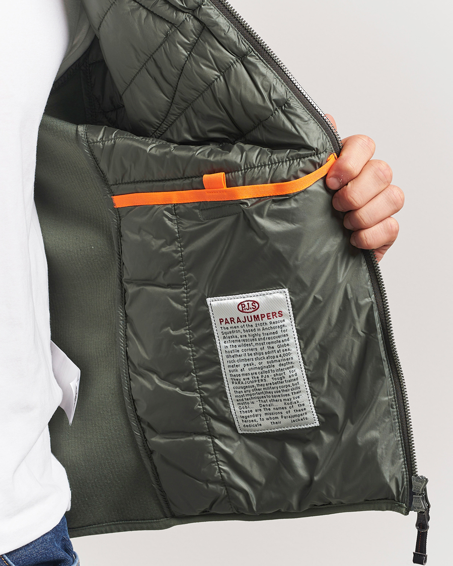 Herre | Jakker | Parajumpers | Jayden Mesh Hybrid Jacket Thyme Green