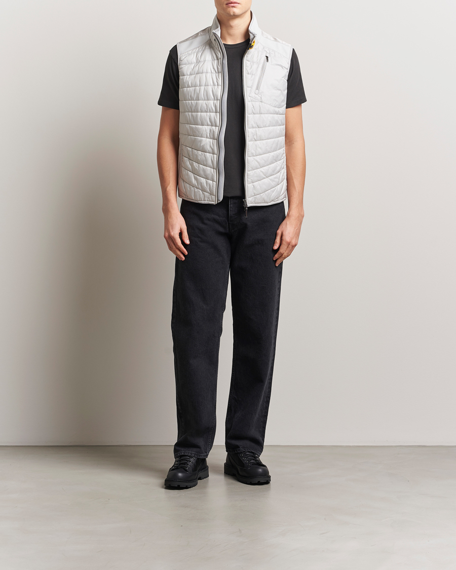 Herre | Veste | Parajumpers | Zavier Hybrid Vest Ghiaccio