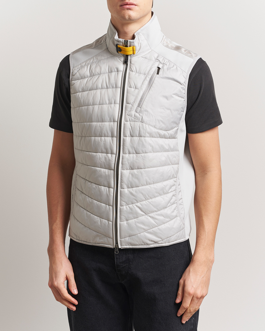 Herre | Veste | Parajumpers | Zavier Hybrid Vest Ghiaccio