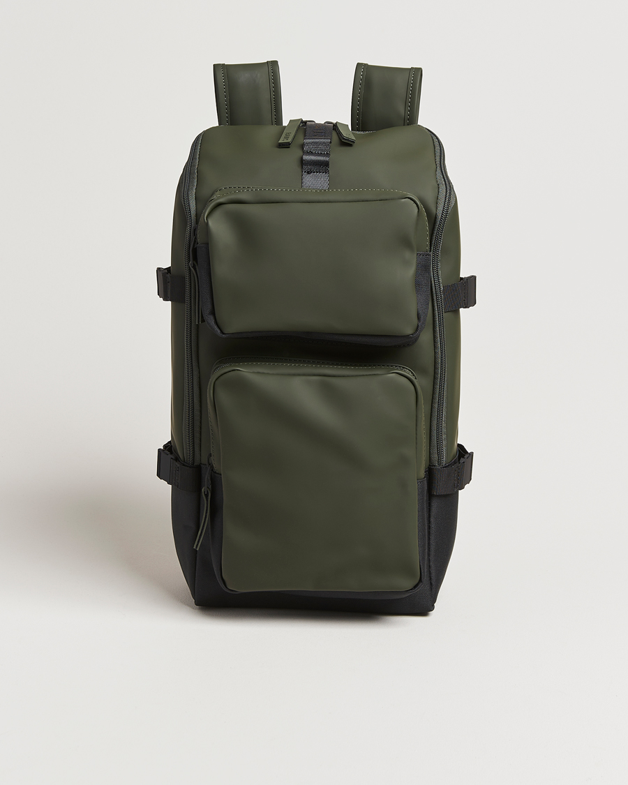 Herre | Tasker | RAINS | Trail Cargo Backpack Green
