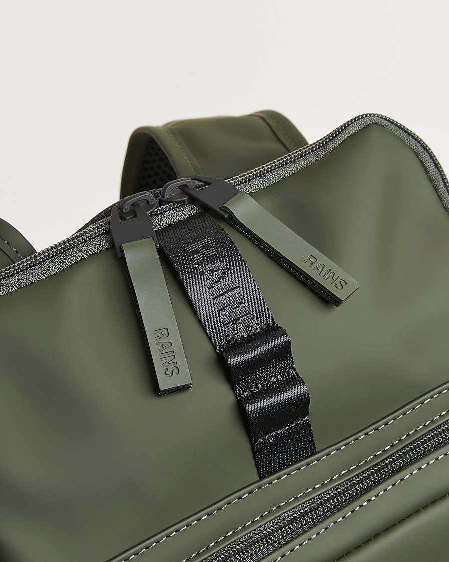 Herre | Tasker | RAINS | Trail Cargo Backpack Green