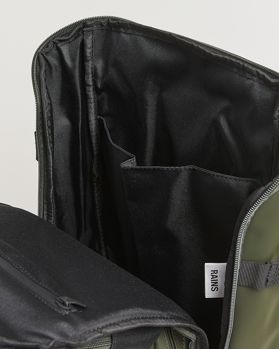 Herre | Tasker | RAINS | Trail Cargo Backpack Green