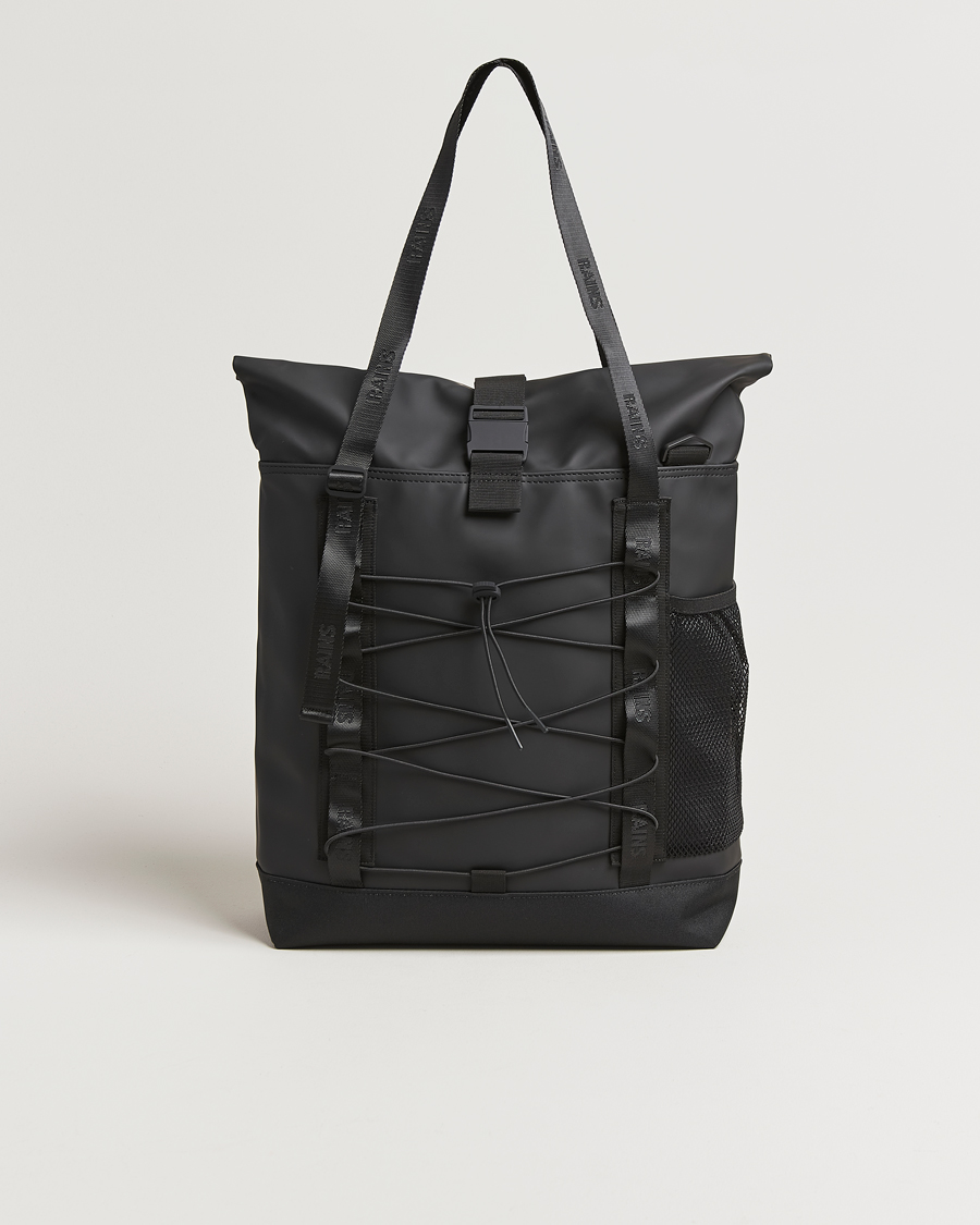 Herre | Tasker | RAINS | Trail Rolltop Tote Bag Black