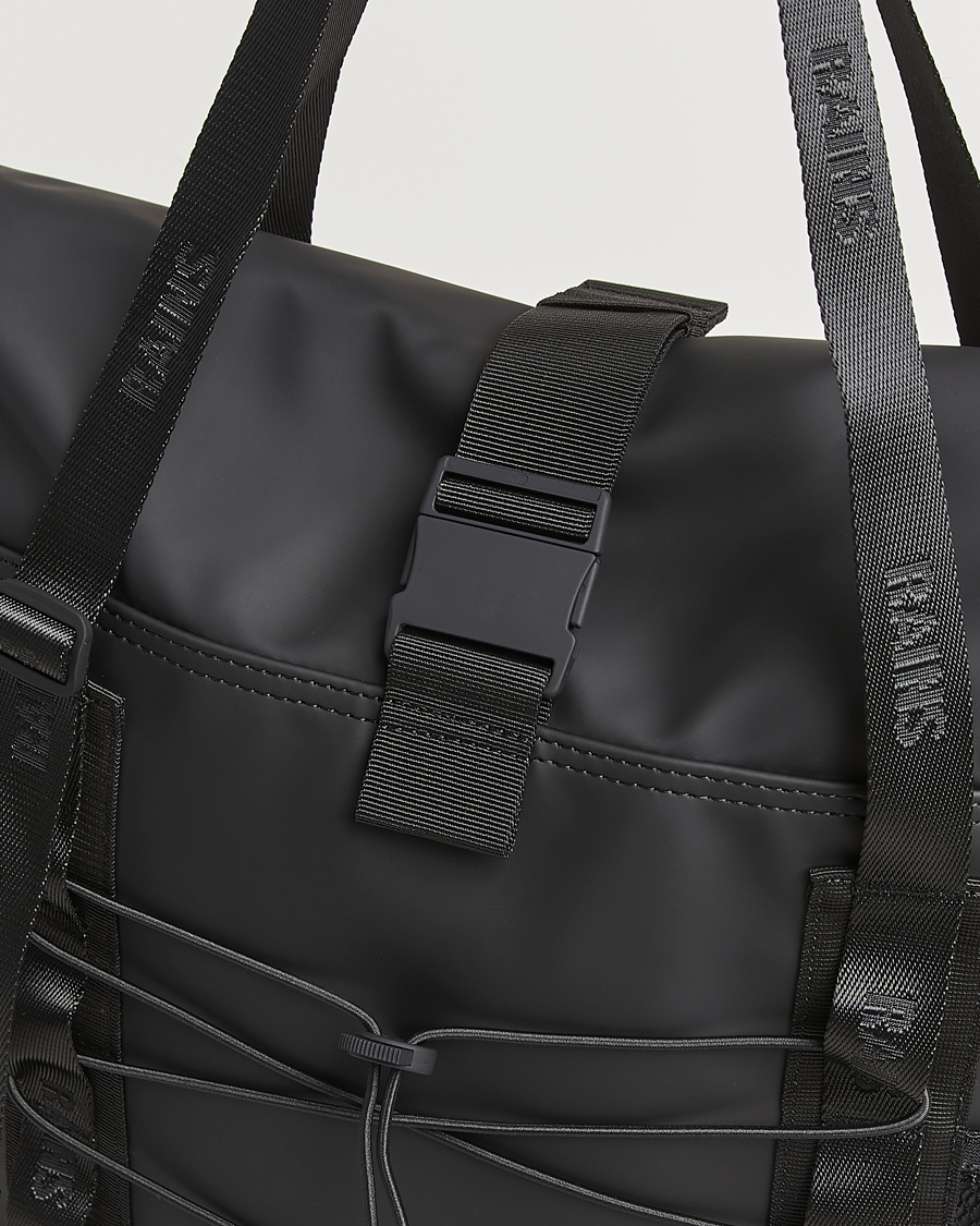 Herre | Tasker | RAINS | Trail Rolltop Tote Bag Black