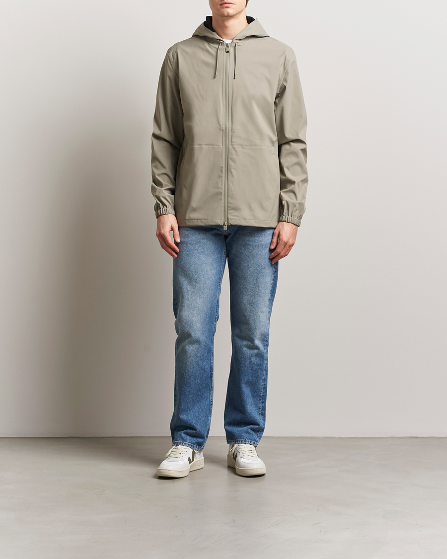 Herre | Jakker | RAINS | Suva Hooded Waterproof Jacket Drift