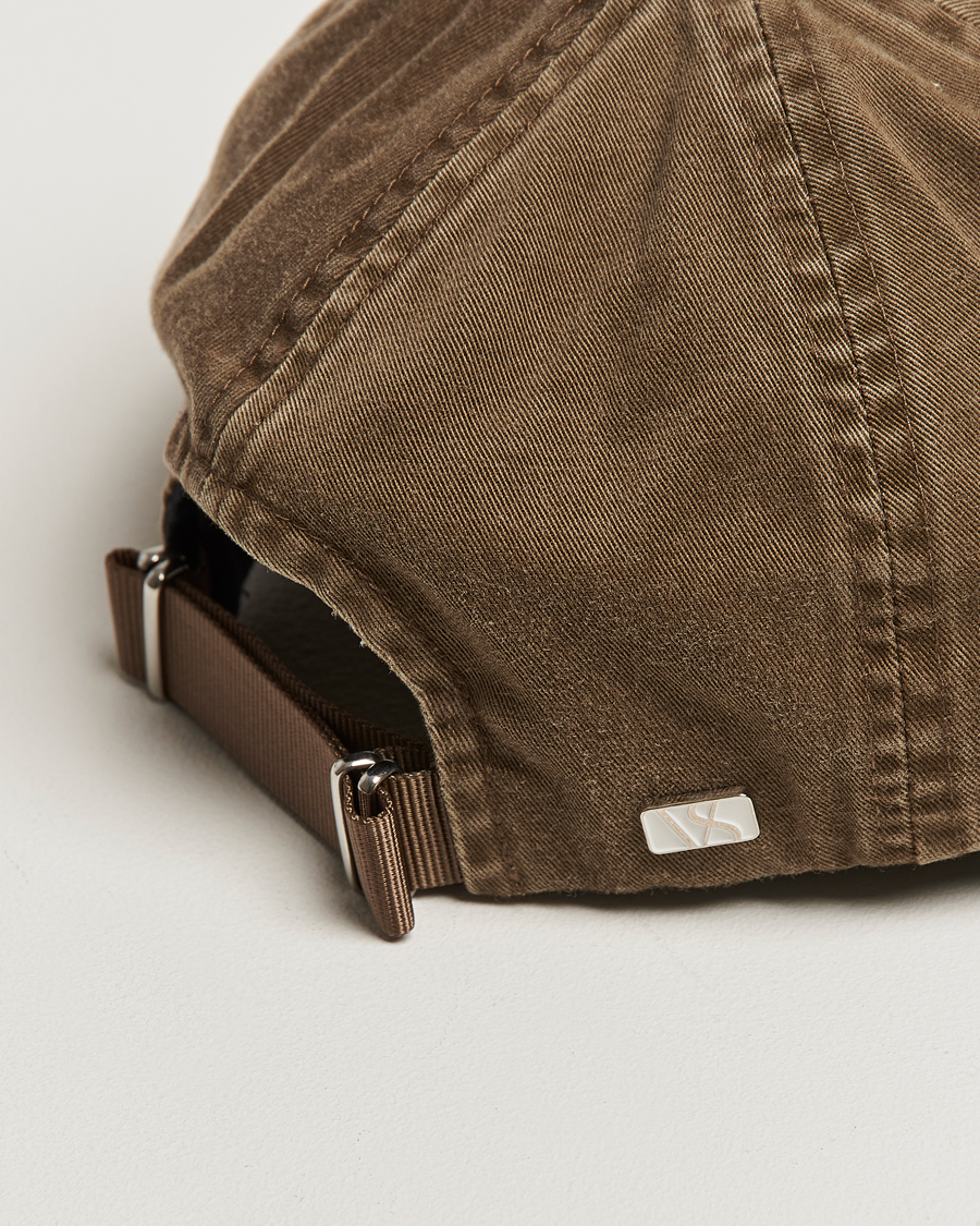 Herre | Hatte & kasketter | Varsity Headwear | Washed Cotton Baseball Cap Beige