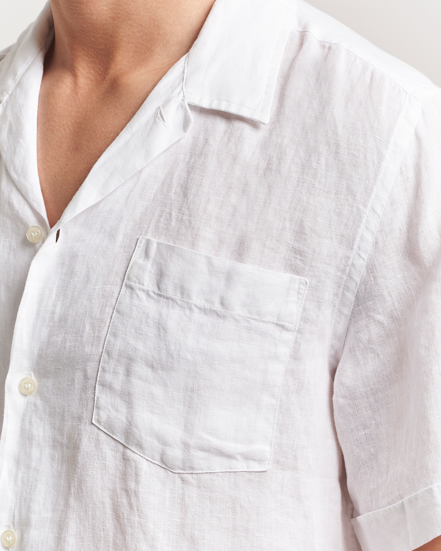 Herre | Skjorter | Vilebrequin | Charli Resort Short Sleeve Shirt Blanc