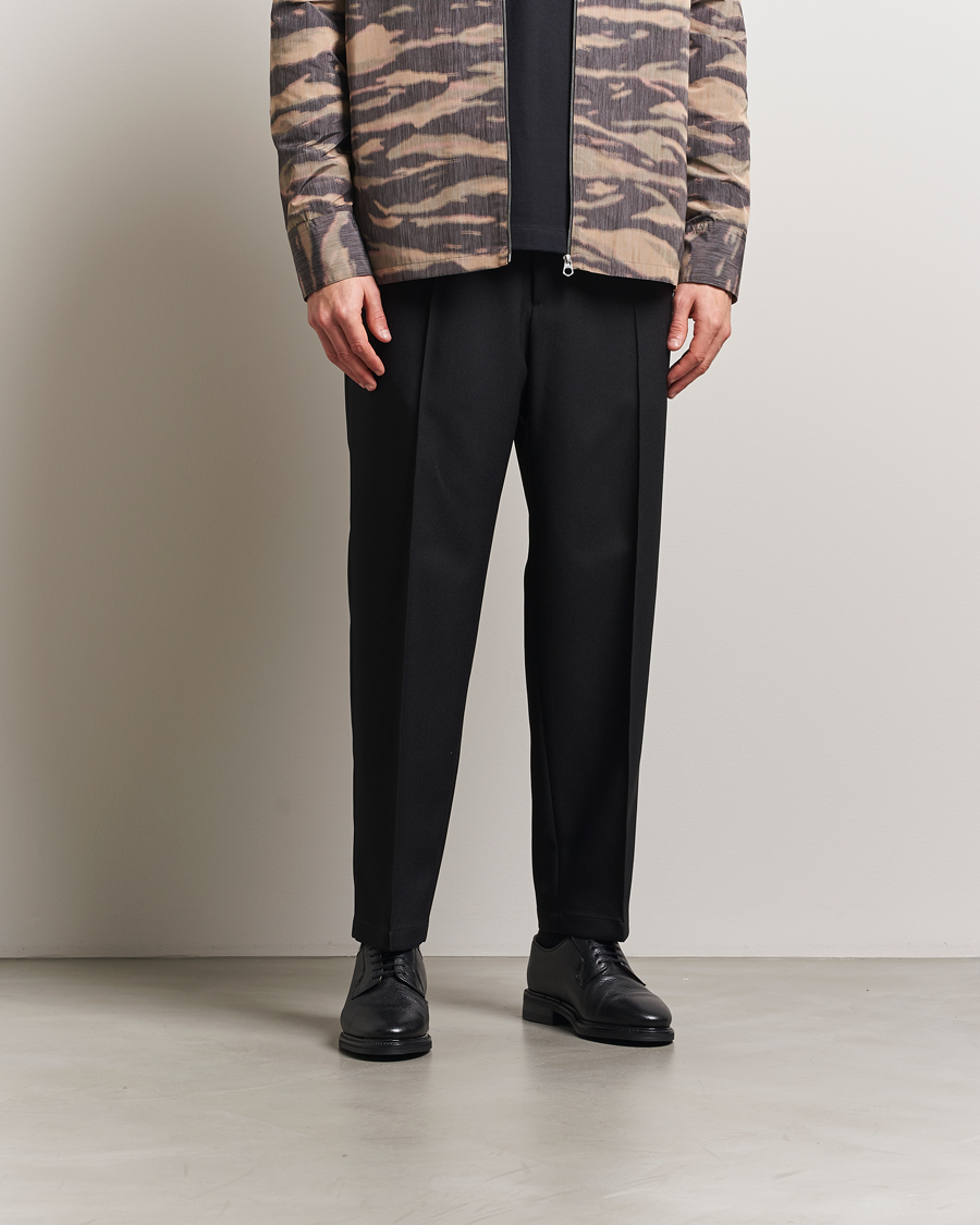 Herre | Bukser | Jil Sander | Regular Fit Gabardine Trousers Black