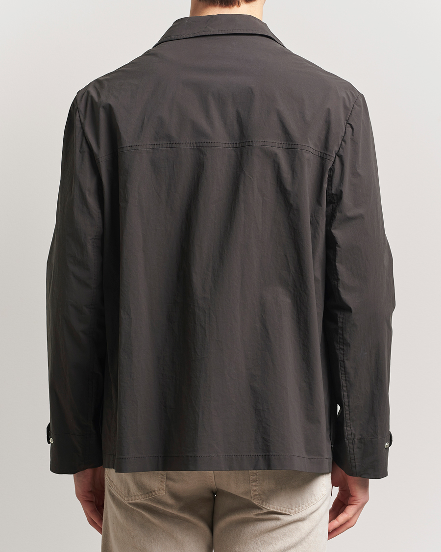 Herre | Jakker | Brunello Cucinelli | Peach Cotton Field Jacket Dark Brown