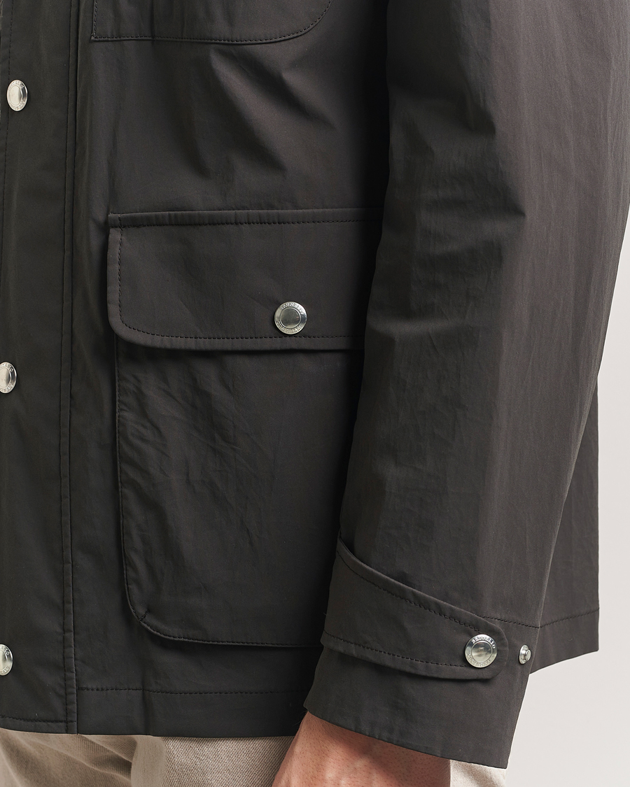 Herre | Jakker | Brunello Cucinelli | Peach Cotton Field Jacket Dark Brown