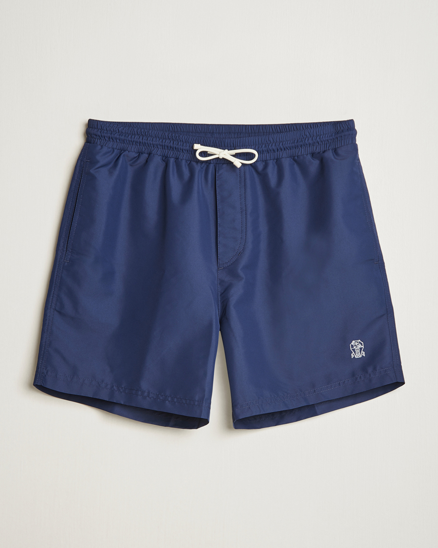 Herre | Badebukser | Brunello Cucinelli | Nylon Swim Trunks Navy