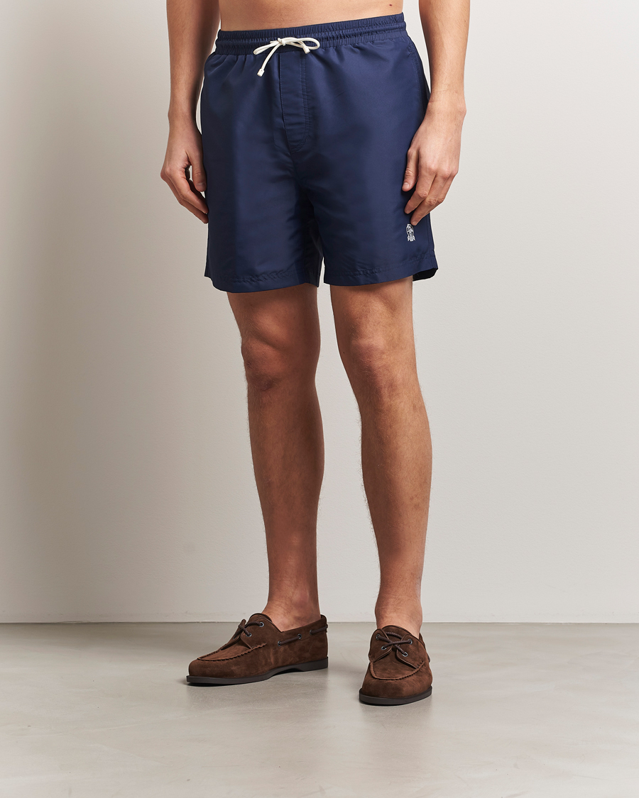 Herre | Badebukser | Brunello Cucinelli | Nylon Swim Trunks Navy