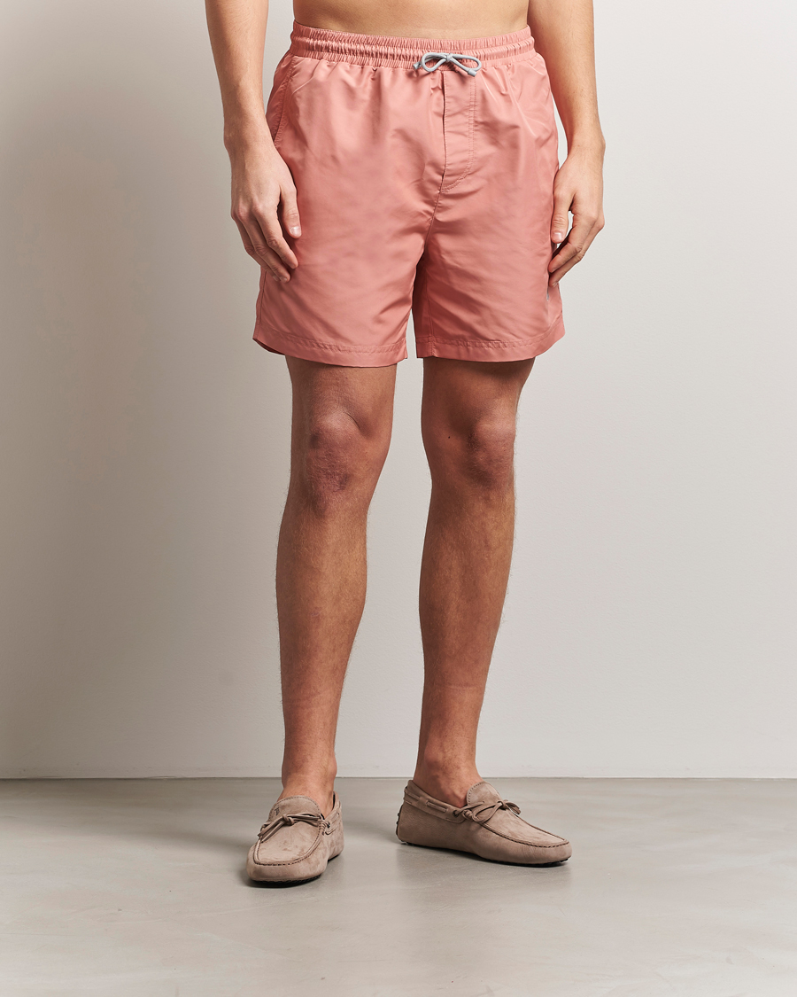 Herre | Badebukser | Brunello Cucinelli | Nylon Swim Trunks Dusty Red