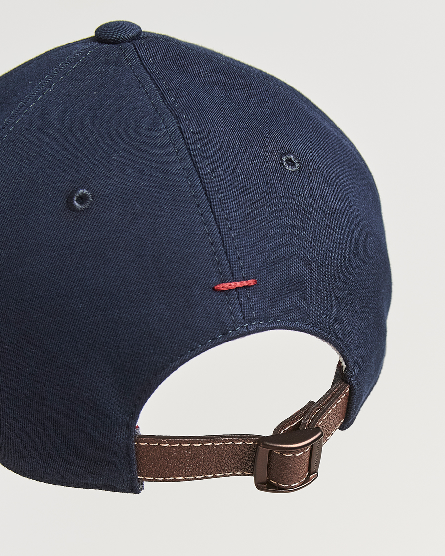 Herre | Hatte & kasketter | Brunello Cucinelli | Twill Cotton Baseball Cap Navy