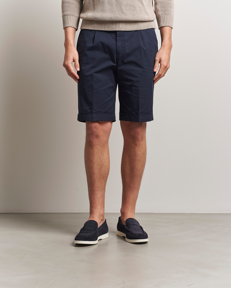 Herre | Loafers | Charles Tyrwhitt | Suede Slip On Loafers Navy