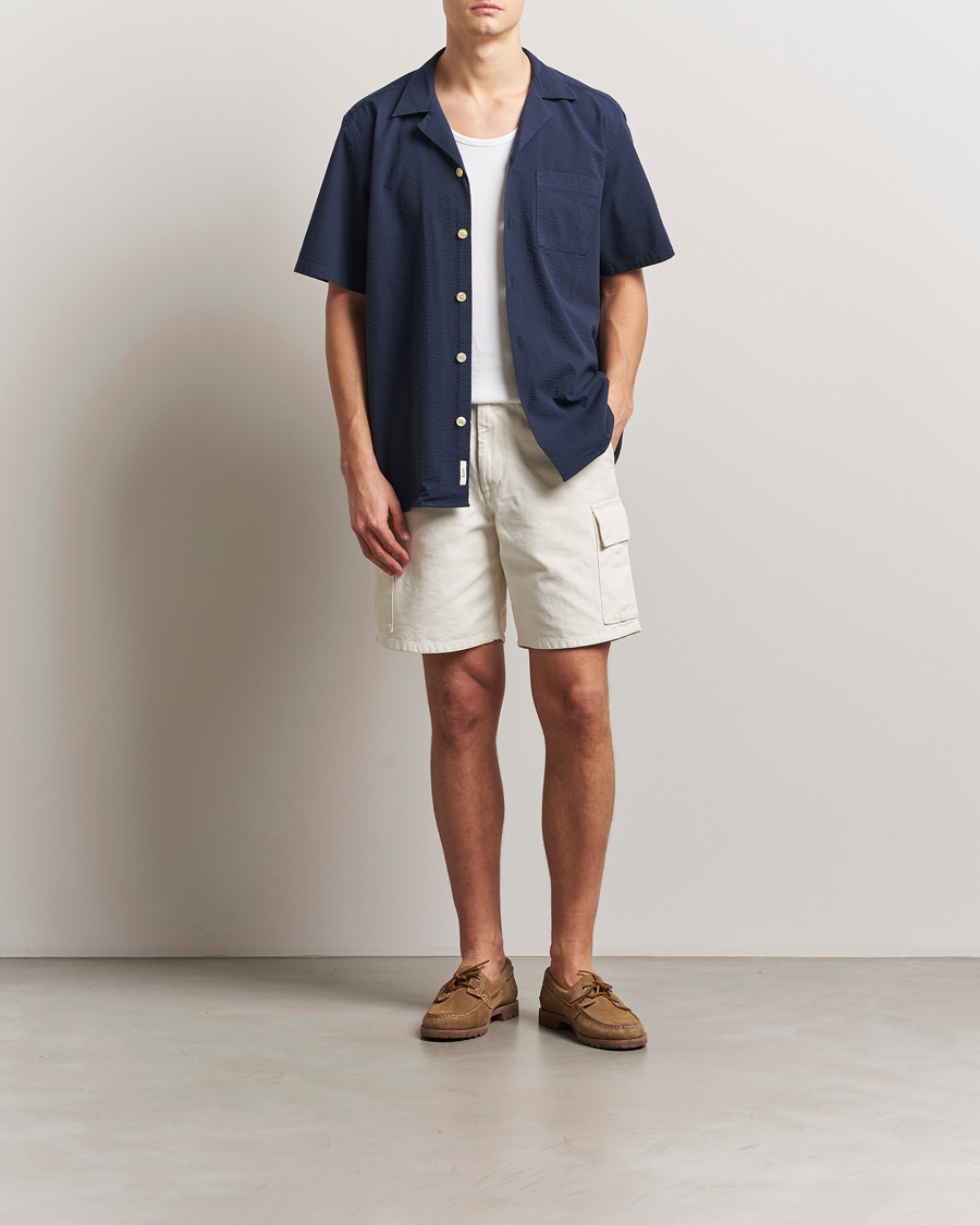 Herre | Shorts | Forét | Clay Cargo Shorts Cloud