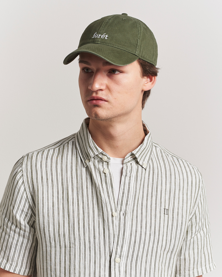 Herre | Hatte & kasketter | Forét | Hawk Washed Cap Army
