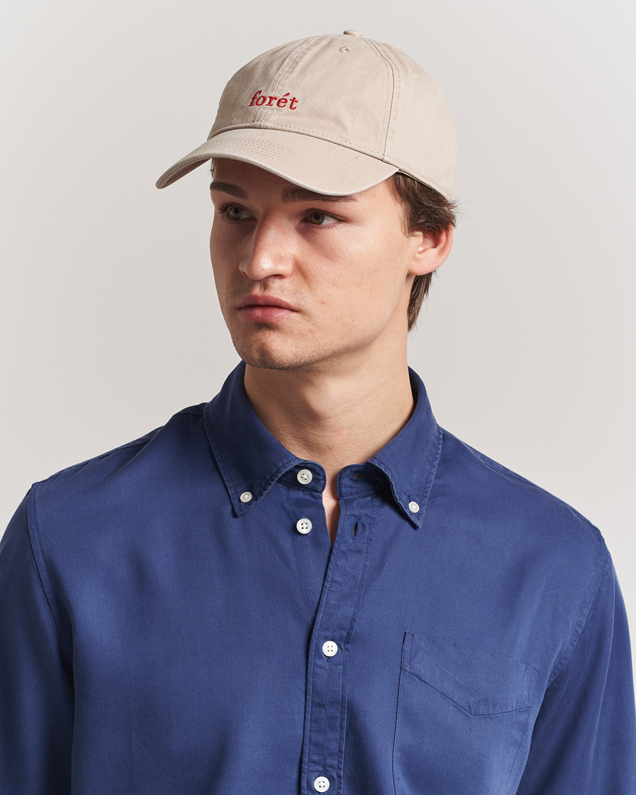 Herre | Hatte & kasketter | Forét | Hawk Washed Cap Khaki