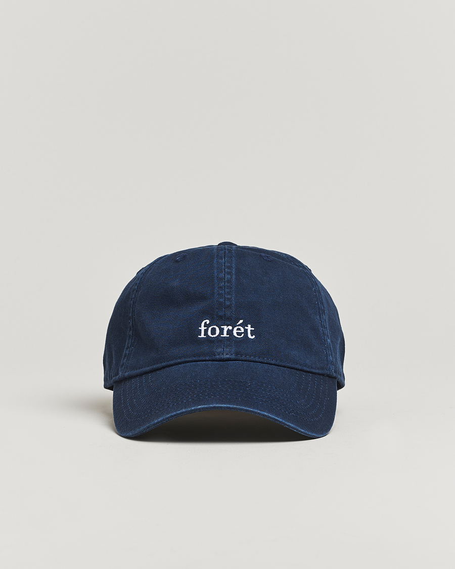 Herre | Hatte & kasketter | Forét | Hawk Washed Cap Navy