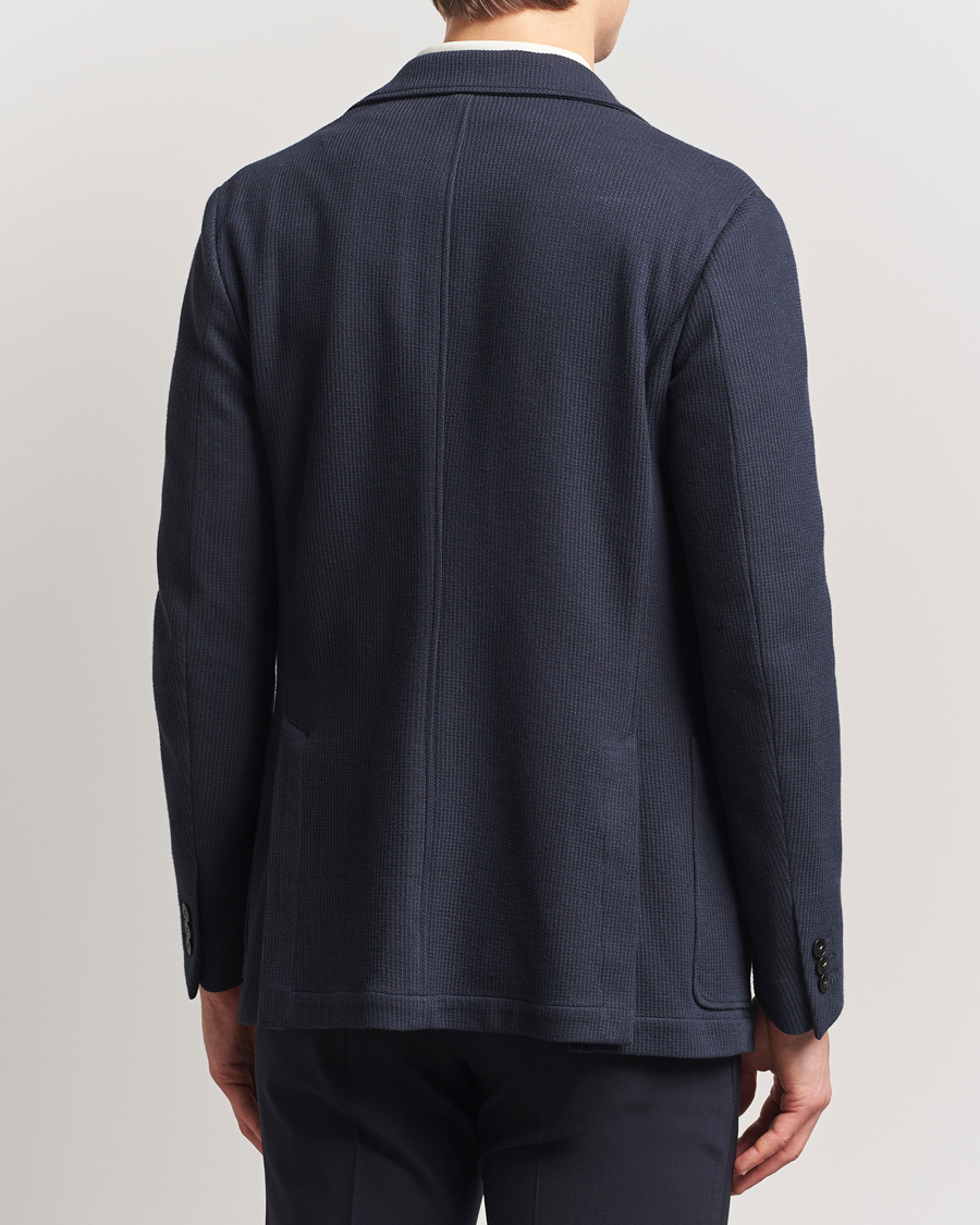 Herre | Blazere & jakker | Canali | Cotton Blend Jersey Blazer Navy