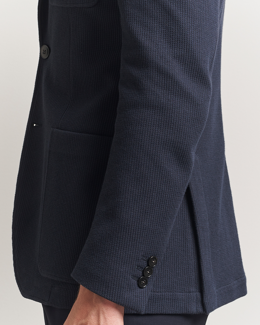 Herre | Blazere & jakker | Canali | Cotton Blend Jersey Blazer Navy