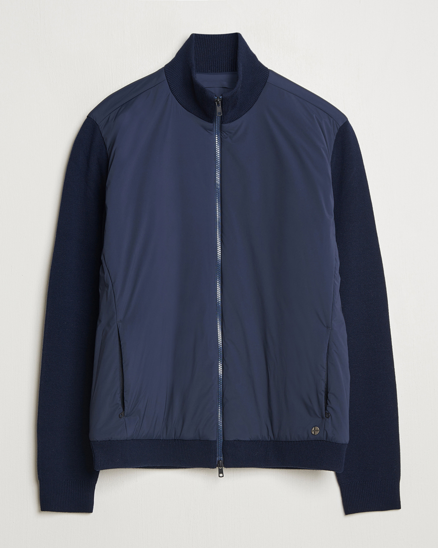 Herre | Jakker | Scandinavian Edition | Leeway Hybrid Jacket Navy Blue