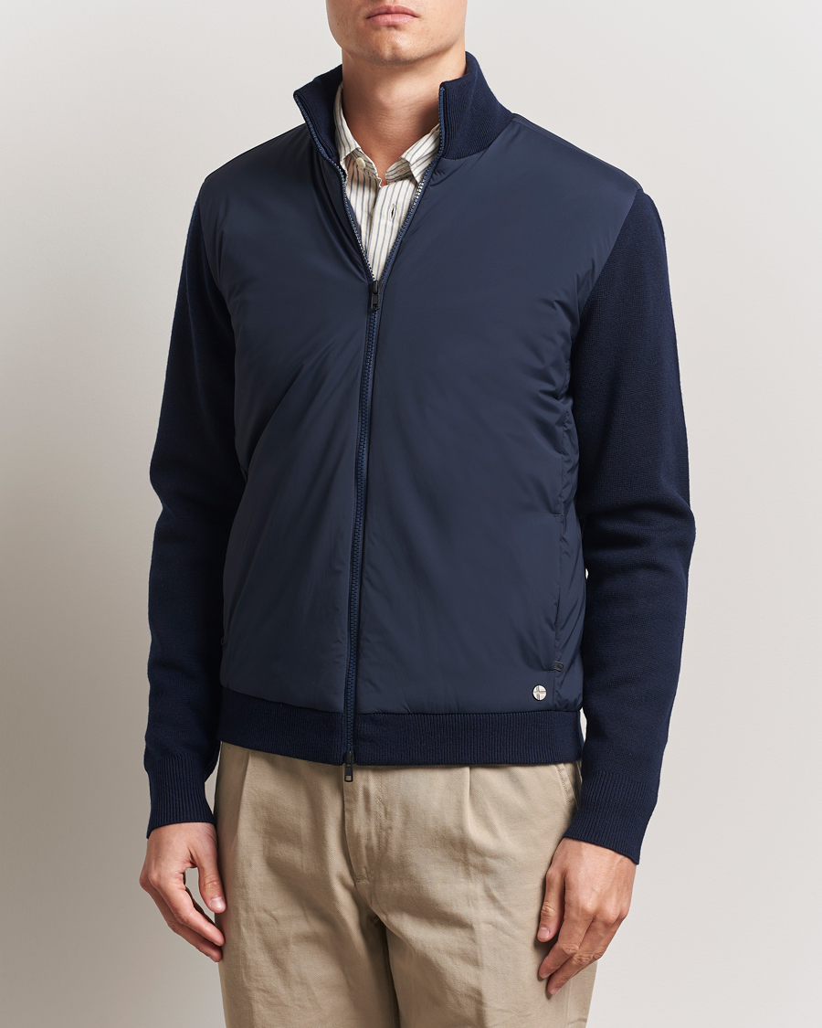 Herre | Jakker | Scandinavian Edition | Leeway Hybrid Jacket Navy Blue