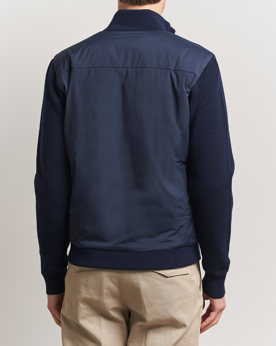 Herre | Jakker | Scandinavian Edition | Leeway Hybrid Jacket Navy Blue