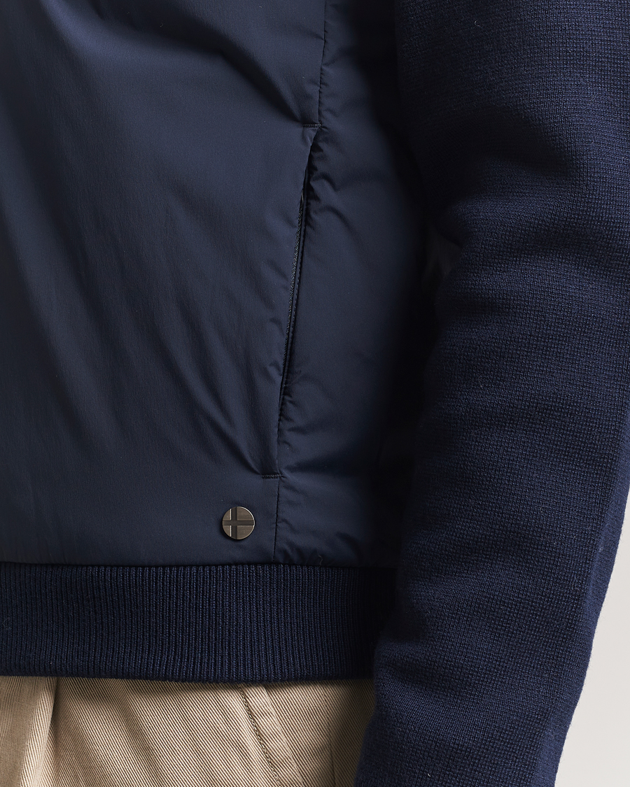 Herre | Jakker | Scandinavian Edition | Leeway Hybrid Jacket Navy Blue