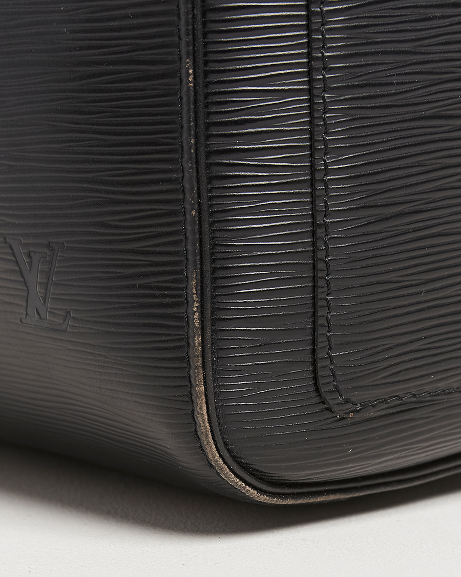 Herre | Louis Vuitton Pre-Owned Keepall 45 Epi Leather Bag Black | Louis Vuitton Pre-Owned | Keepall 45 Epi Leather Bag Black