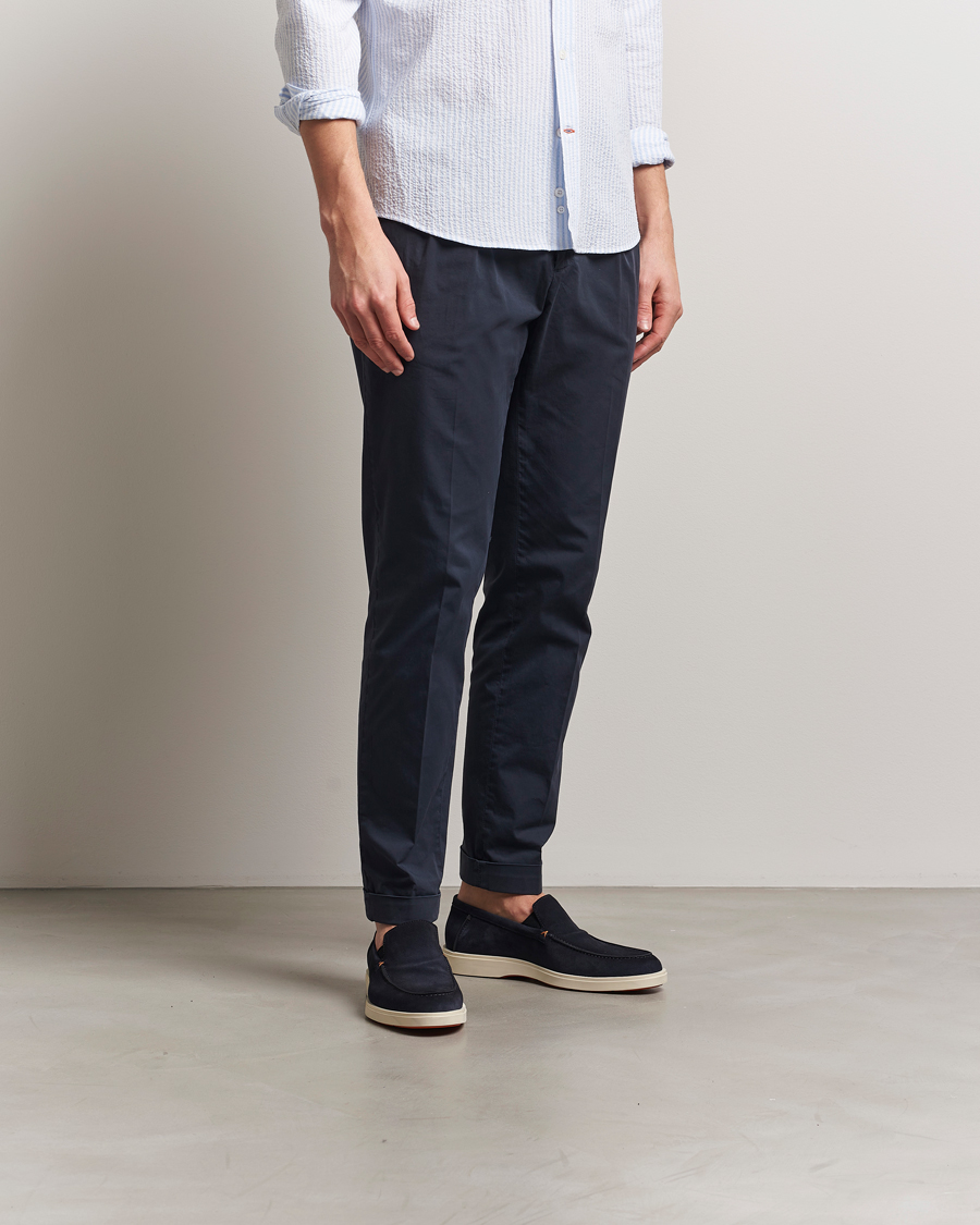 Herre | Loafers | Santoni | Detroit Loafer Navy Suede